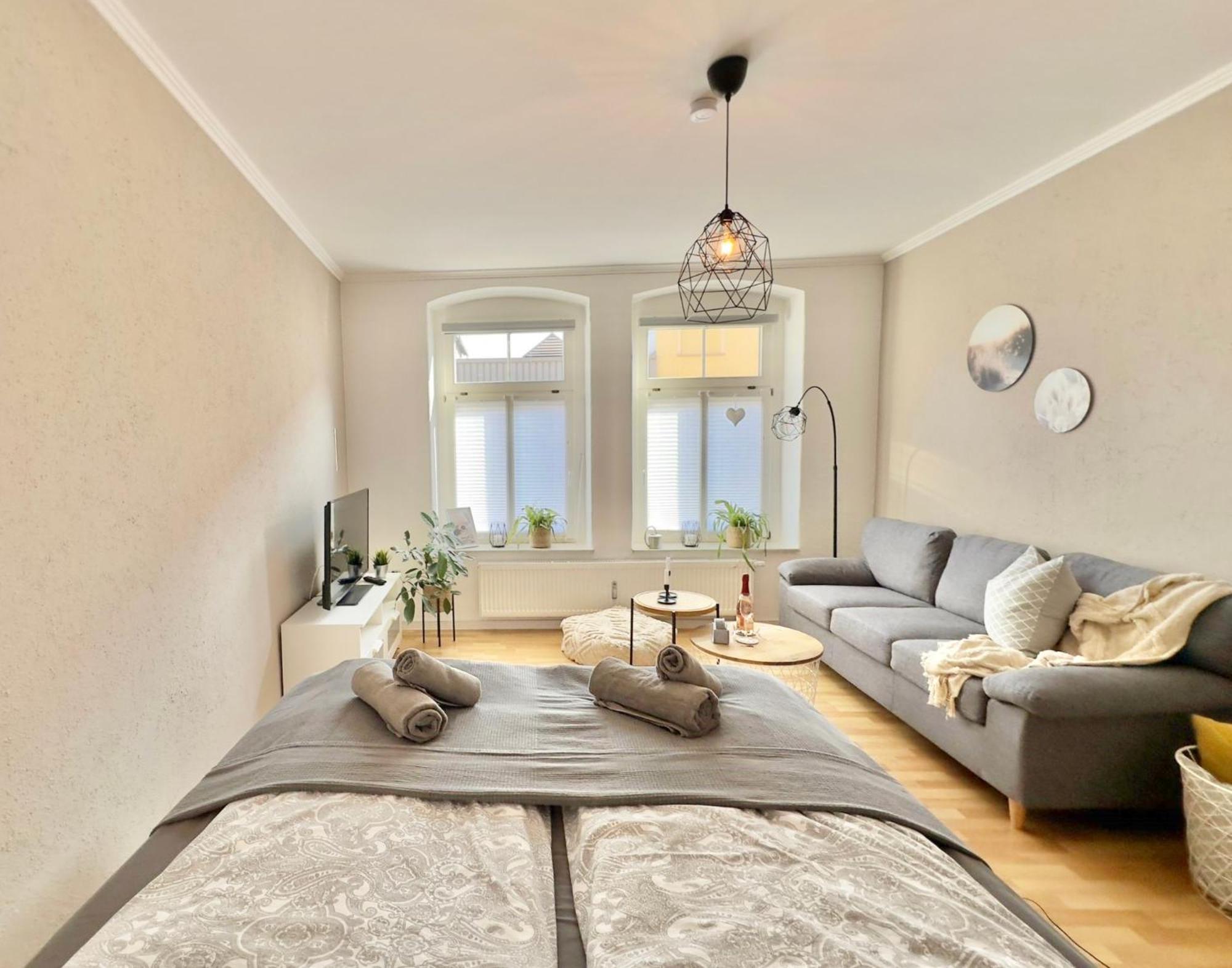 Appartement "Stadtgefluester" Im Zentrum, Inkl Stellplatz, 2 Betten, Babybett, Balkon, Gratis Kaffee Und Tee, Wlan Bautzen Luaran gambar