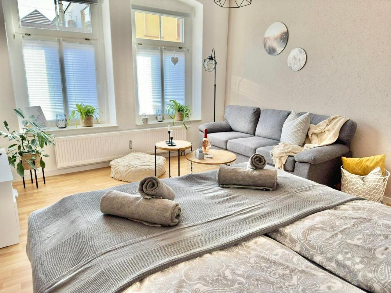 Appartement "Stadtgefluester" Im Zentrum, Inkl Stellplatz, 2 Betten, Babybett, Balkon, Gratis Kaffee Und Tee, Wlan Bautzen Luaran gambar